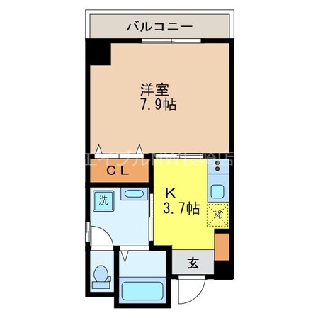 Earl Grey マンション大橋の物件間取画像